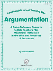 Argumentation: Latest-and-Greatest Teaching Tips
